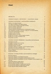 Chemické rovnováhy v analytické chemii