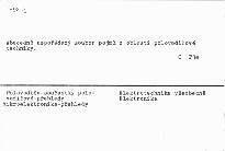 Polovodičové součástky a mikroelektronické struktury