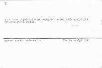 Nove smery v analyticke chemii