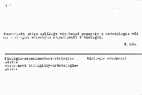 Metodologické problémy biologického expe