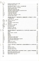 Didaktika matematiky pro učitelství 1. stupně ZŠ