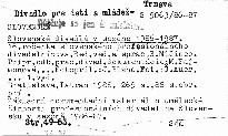 Slovenské divadlá v sezóne 1986-1987