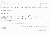Seznam periodik hudebního oddělení Městské knihovny v Praze v roce 1988-89