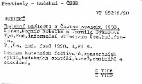 Hudební události v Československu 1990