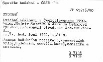 Hudební události v Československu 1990