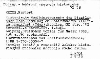 Historische Musikinstrumente der Staatli