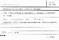 Anthologie de la póesie tcheque et slovaque