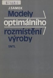 Modely optimálního rozmístění výroby