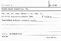 Studie Muzea Kroměřížska '89