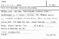 Stanislav Libenský. Jaroslava Brychtová.
