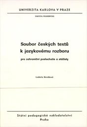 Soubor českých textů k jazykovému rozboru