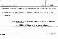 Materiály Oborového normalizačního střed