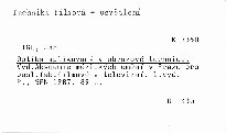 Optika aplikovaná v obrazové technice