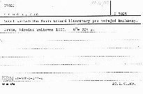 Model základního fondu krásné literatury pro veřejné knihovny