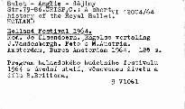 Holland Festival 1964