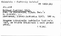 Holland Festival 1965