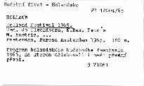 Holland Festival 1965