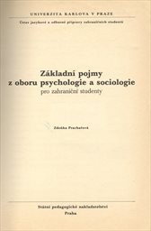 Základní pojmy z oboru psychologie a soc