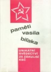 Paměti Vasila Biľaka
(Díl 1)