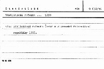 Statistická ročenka České a Slovenské Federativní republiky 1990