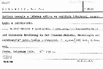 Infúzní terapie a léčebná výživa ve vnitřním lékařství, neurologii a psychiatrii