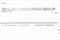 Matematika pro chemiky
                        (2)
                    