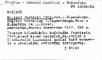 Holland Festival 1962