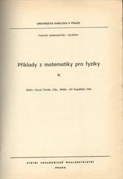 Příklady z matematiky pro fyziky
(5)