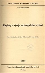 Kapitoly z vývoje sociologického myšlení