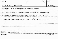 Syntagmatika a paradigmatika českého slo