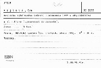 Výsledky výběrového šetření mikrocensu 1989 u obyvatelstva v hl.m. Praze - vybavenost domácností