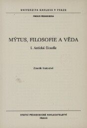 Mýtus, filosofie a věda
(Díl 1,)