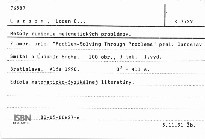 Metódy riešenia matematických problémov