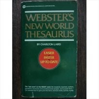 Webster's New World Thesaurus.