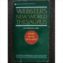 Webster's New World Thesaurus.