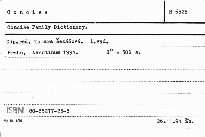 Concise Family Dictionary
