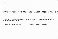Teorie literatury pro střední i základní školy