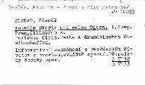 Antonín Dvořák und seine Opern