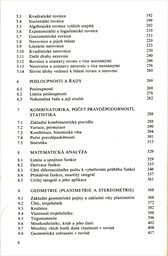 Přehled středoškolské matematiky