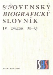 Slovenský biografický slovník
(Zv. 4,)