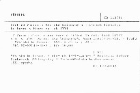 Přehled činnosti Městské knihovny a místních lidových knihoven v Praze za rok 1991