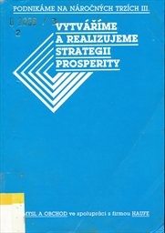 Vytváříme a realizujeme strategii prosperity