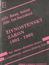 Živnostenský zákon 1992-1993