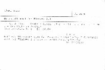 Microsoft Word for Windows 2.0