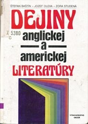 Dejiny anglickej a americkej literatúry