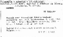 Sborník prací filozofické fakulty brněnské univerzity
(Roč. 36.Řada hudebněvědná, H, č.22, 1987)