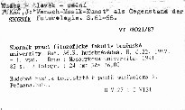Sborník prací filozofické fakulty brněnské univerzity
(Roč. 36.Řada hudebněvědná, H, č.22, 1987)
