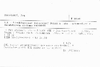 SQL - Strukturovaný dotazovací jazyk a jeho implementace v databázovém systému PROGRESS