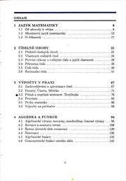 Přehled učiva matematiky základní školy