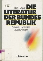 Die Literatur der Bundesrepublik